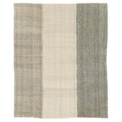 Tappeto turco a trama piatta Rug & Kilim della metà del XX secolo
