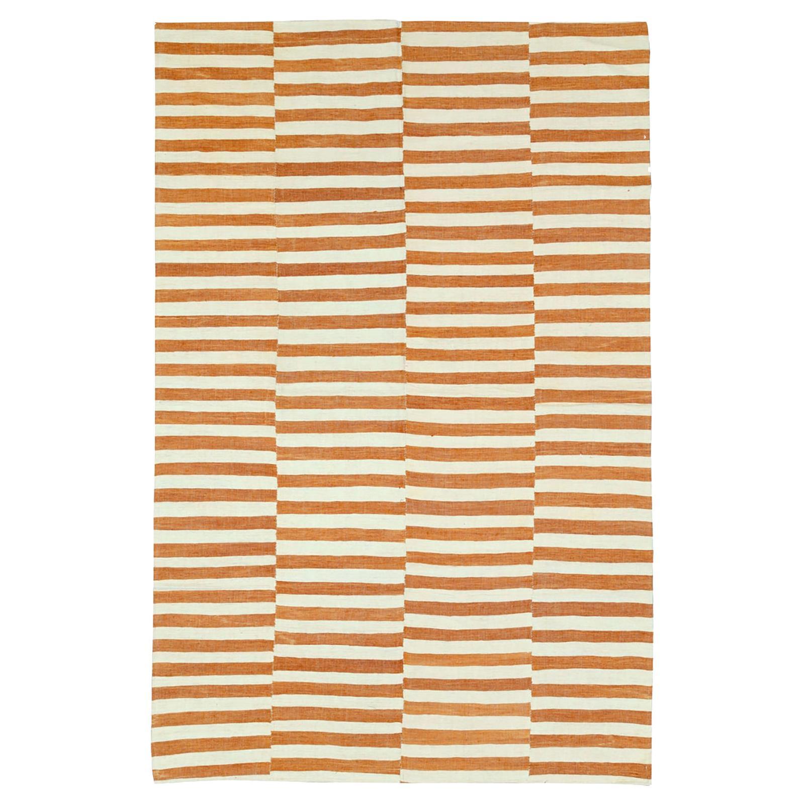 Mid-20th Century Turkish Flatweave Kilim Accent Rug