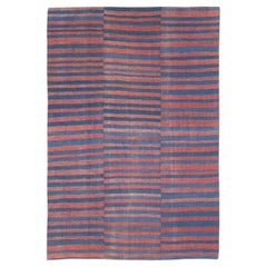Mid-20th Century Turkish Flatweave Kilim Accent Rug