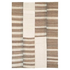 Tappeto Kilim turco a trama piatta della metà del 20° secolo, di dimensioni pari a una stanza