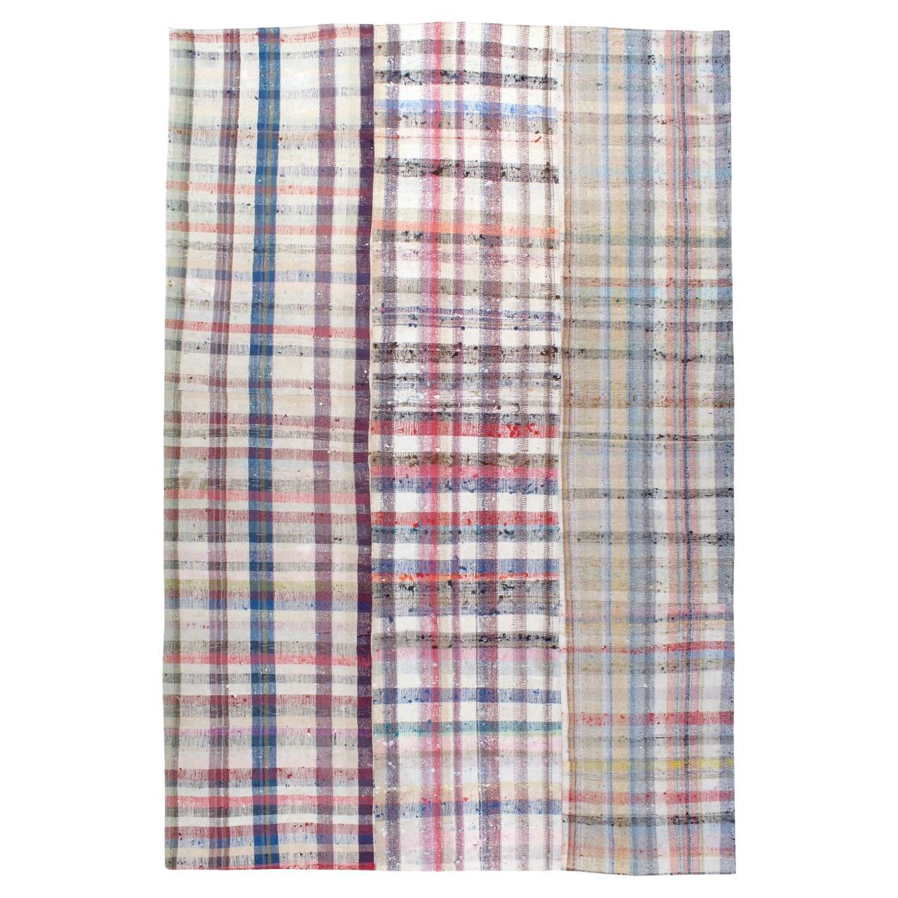 Mitte des 20. Jahrhunderts Türkischer Flachgewebe-Kilim Teppich in Raumgröße