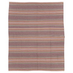 Mid-20th Century Turkish Flatweave Kilim Room Size Carpet