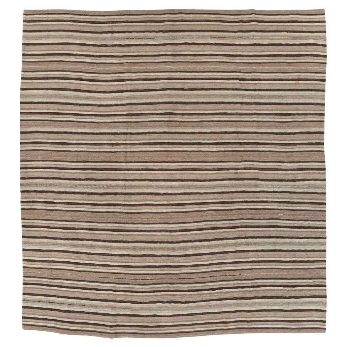 Mid-20th Century Turkish Flatweave Kilim Room Size Carpet