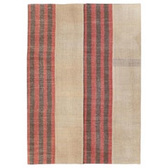 Tappeto turco a trama piatta Rug & Kilim della metà del 20° secolo