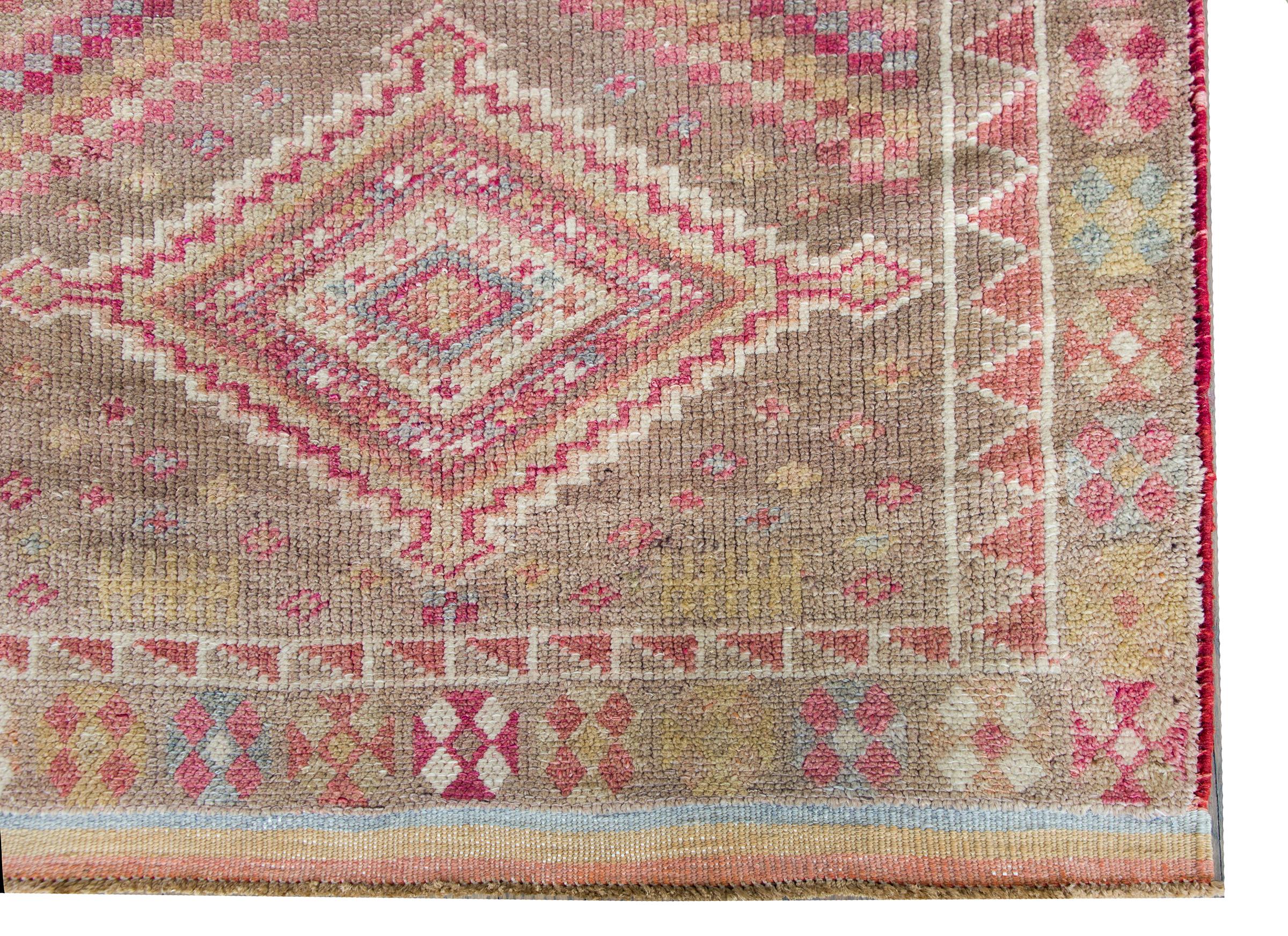 Mid-20th Century Turkish Konya Runner For Sale 6