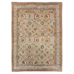Mid-20th Century Turkish Oushak Large Carpet