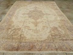Galerie Shabab Collection Mid-20th Century Turkish Oushak Room Size Carpet