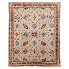 Mid-20th Century Turkish Oushak Room Size Carpet