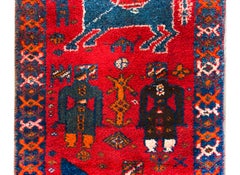 Türkischer Oushak-Teppich aus der Mitte des 20.