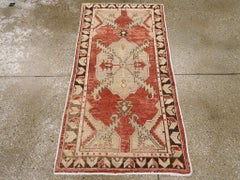 Galerie Shabab Collection Mid-20th Century Turkish Oushak Throw Rug