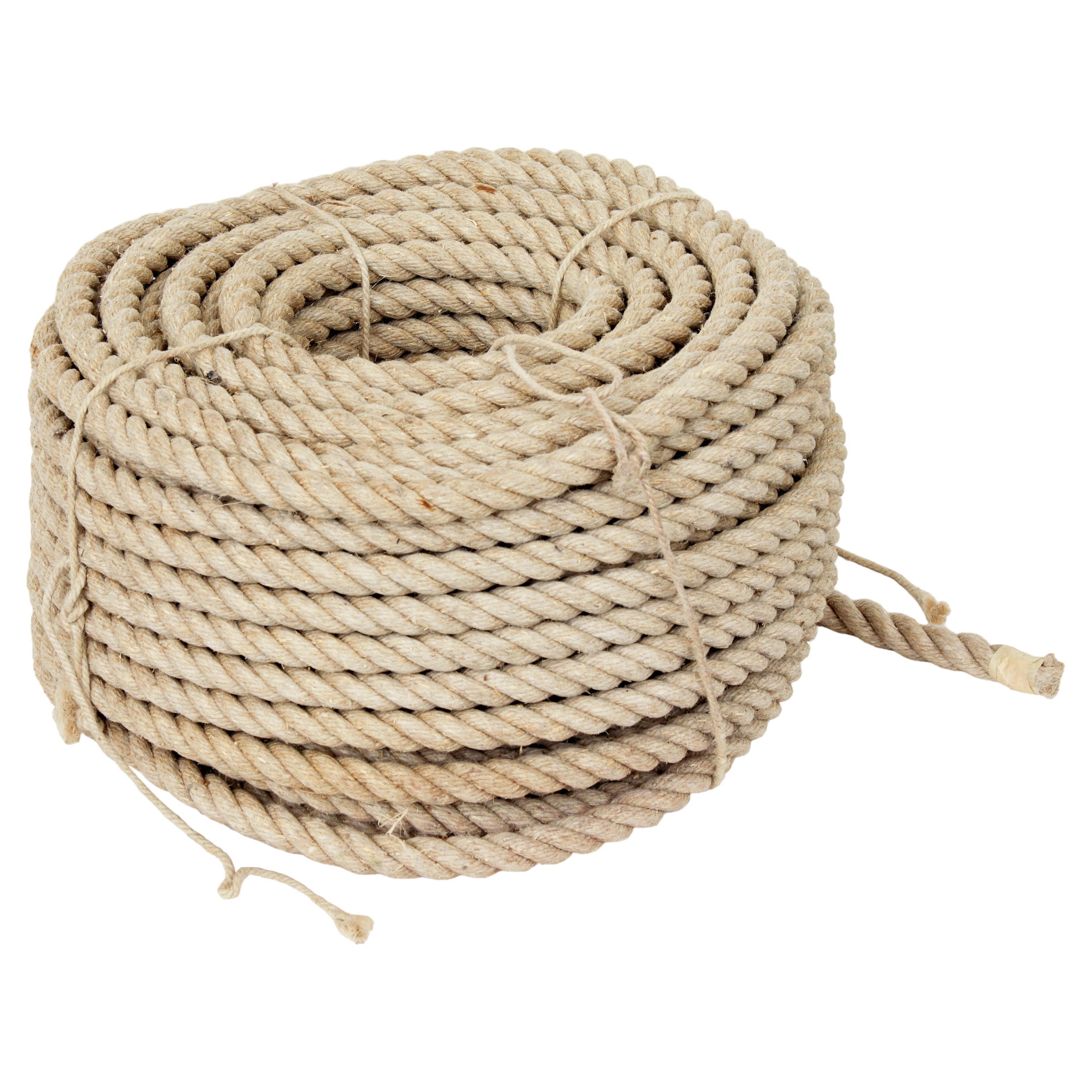 Mid 20th century unused bundle of rope