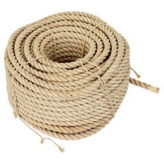 Mid 20th century unused coil of rope