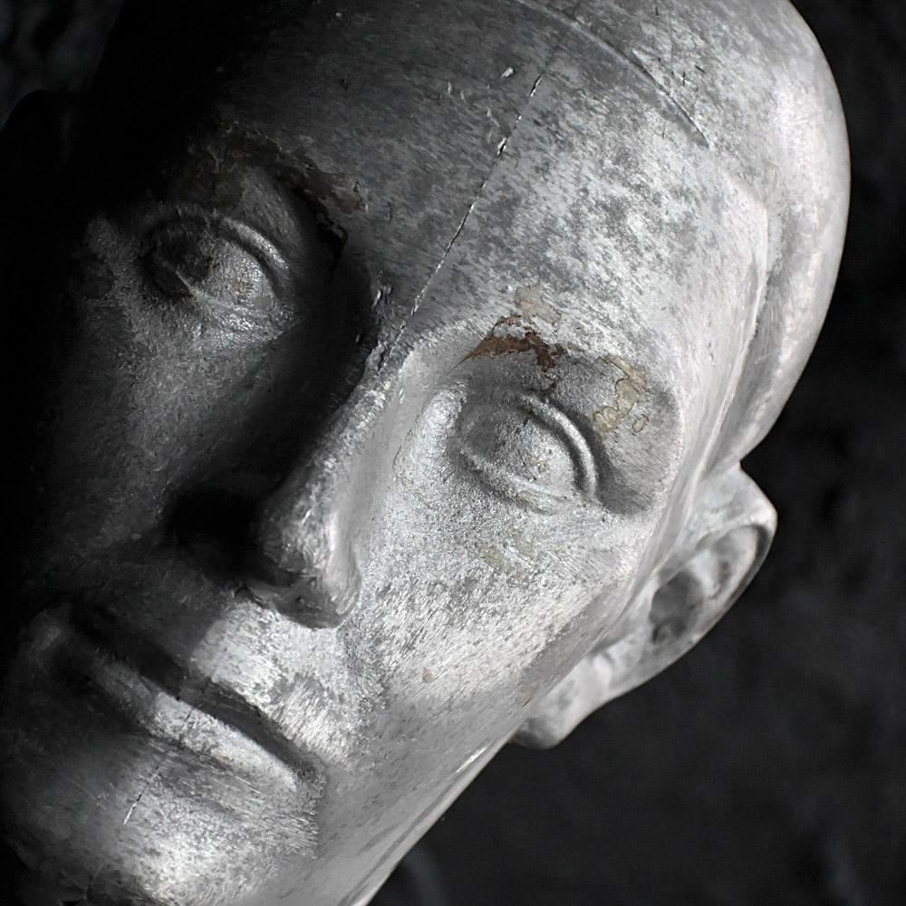 Mid-Century Modern Mid-20th Century Unusual Mannequin Head Mold 