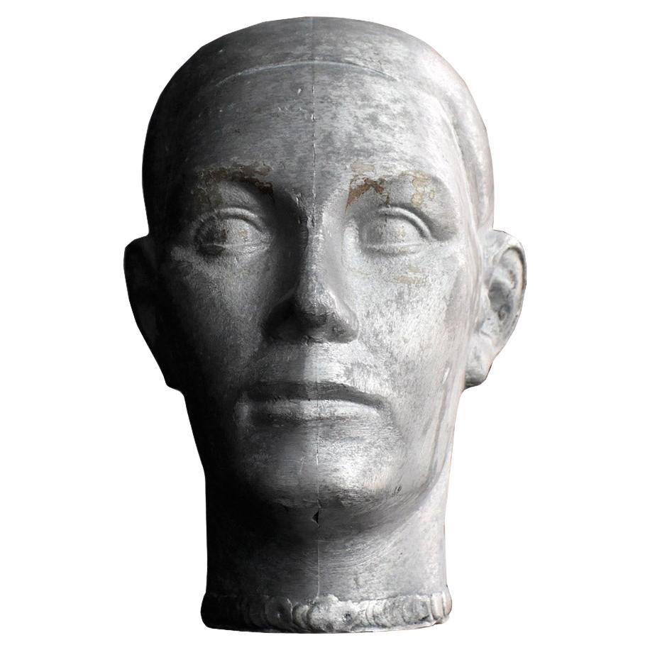 Mid-20th Century Unusual Mannequin Head Mold 