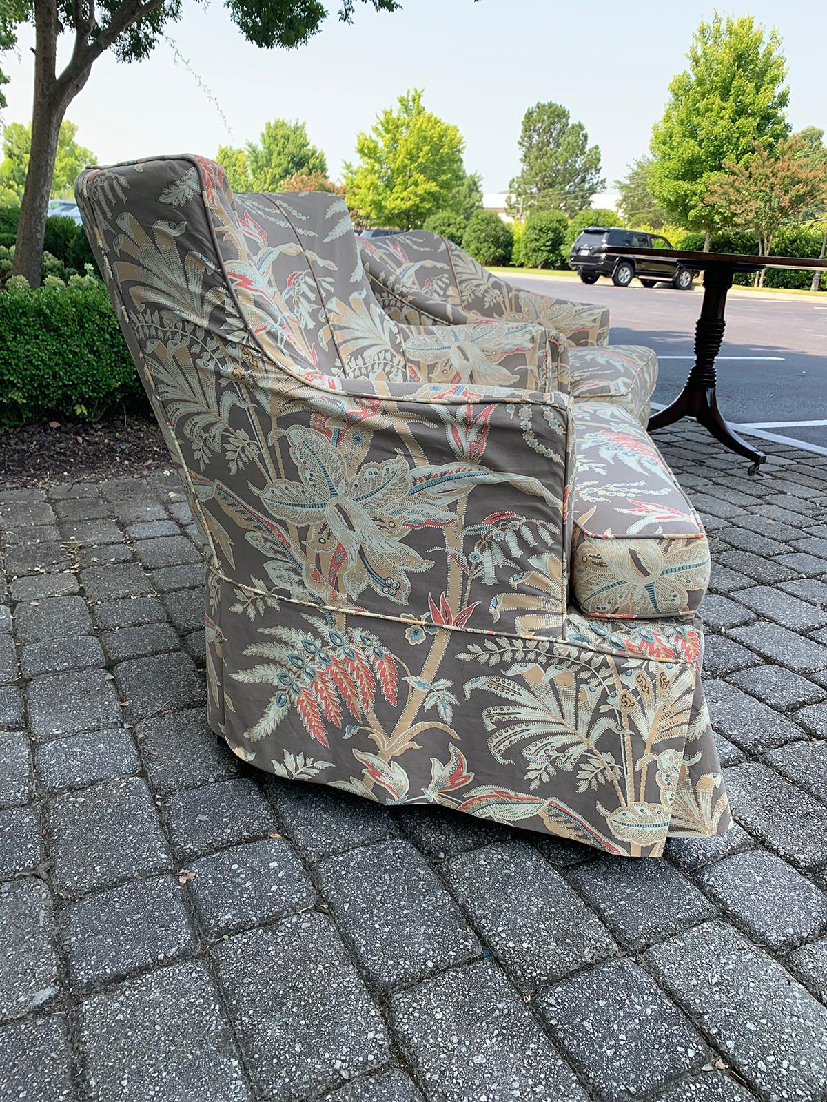 Upholstery Mid-20th Century Upholstered Club Chair