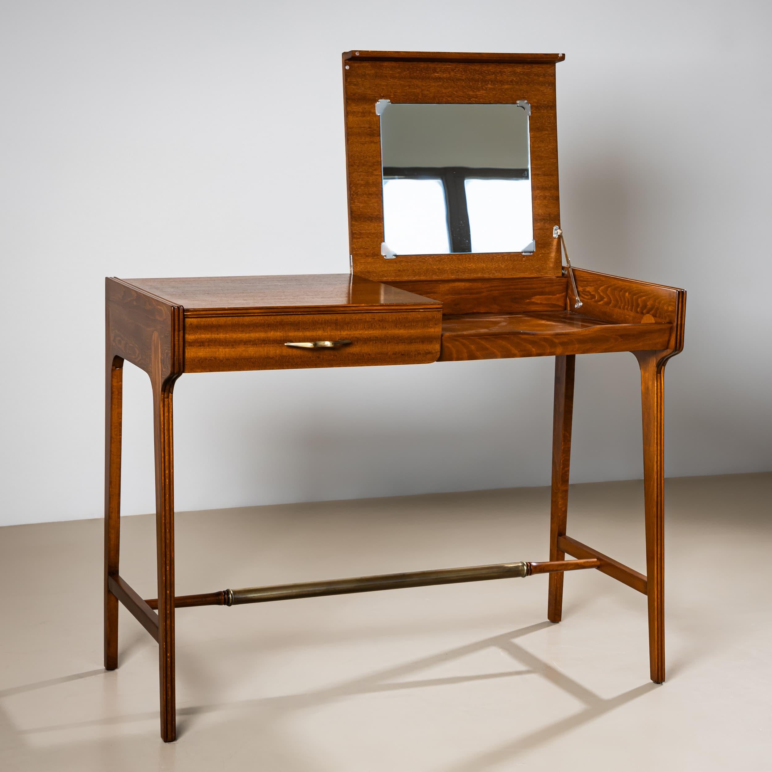 Mid-Century Modern Mid-20th Century Vanity Table, attributed to Gio Ponti, Italy For Sale