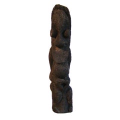 Mid-20th Century Vanuatu Tribal Fernwood Grade Ritual Figure, Ambrym Island