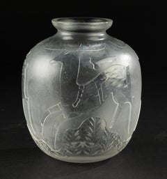 Vase du milieu du 20e siècle - Andries Dirk Copier - Verre dépoli