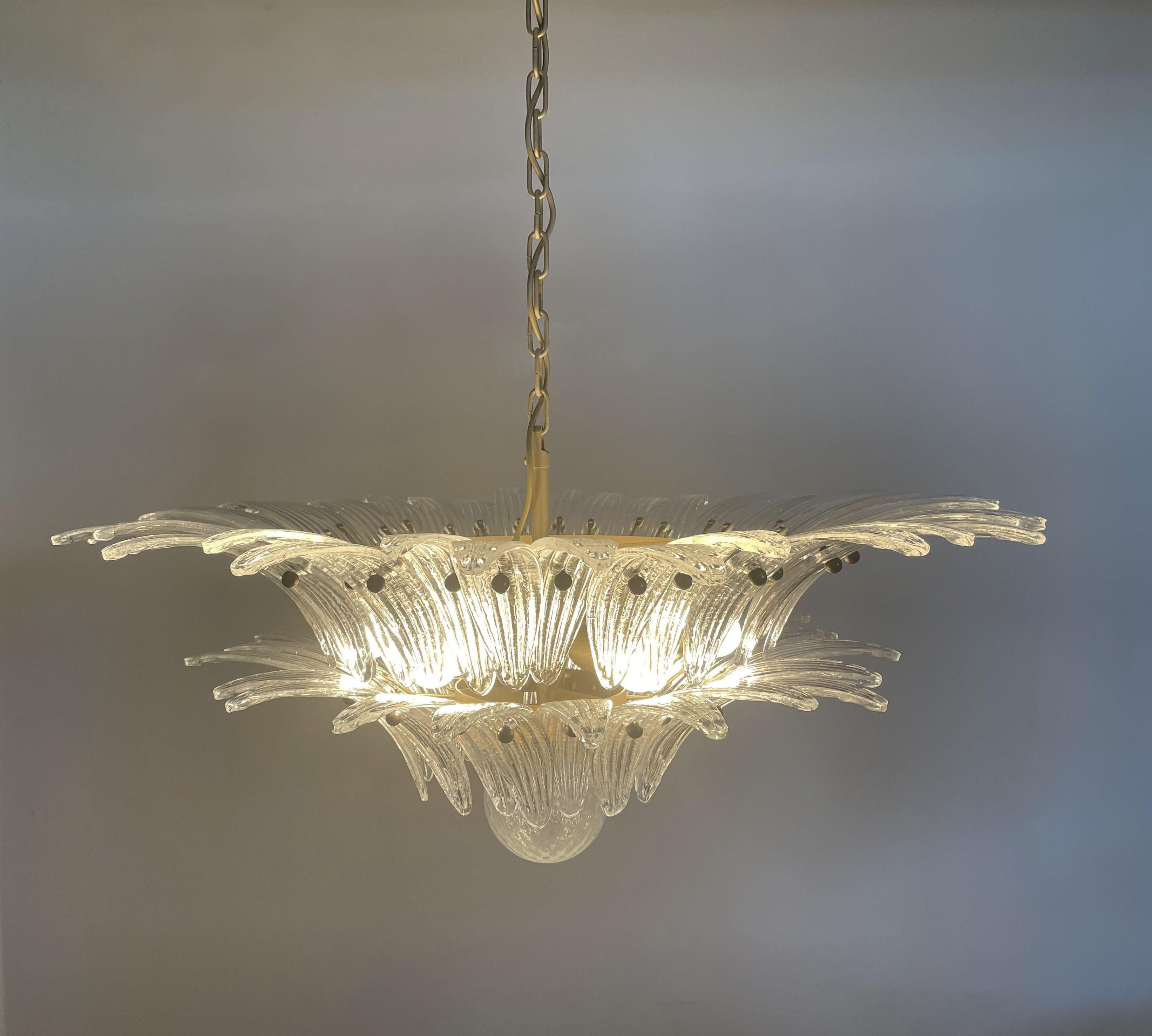 Lampadario veneziano della metà del XX secolo, Murano, anni '80 in vendita 2