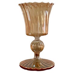 Mid 20th Century Venetian Glass Candle Holder