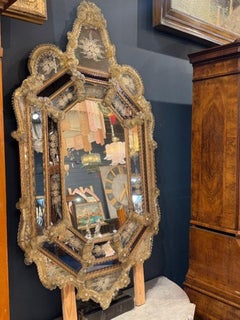 Mid 20th Century Venetian Mirror