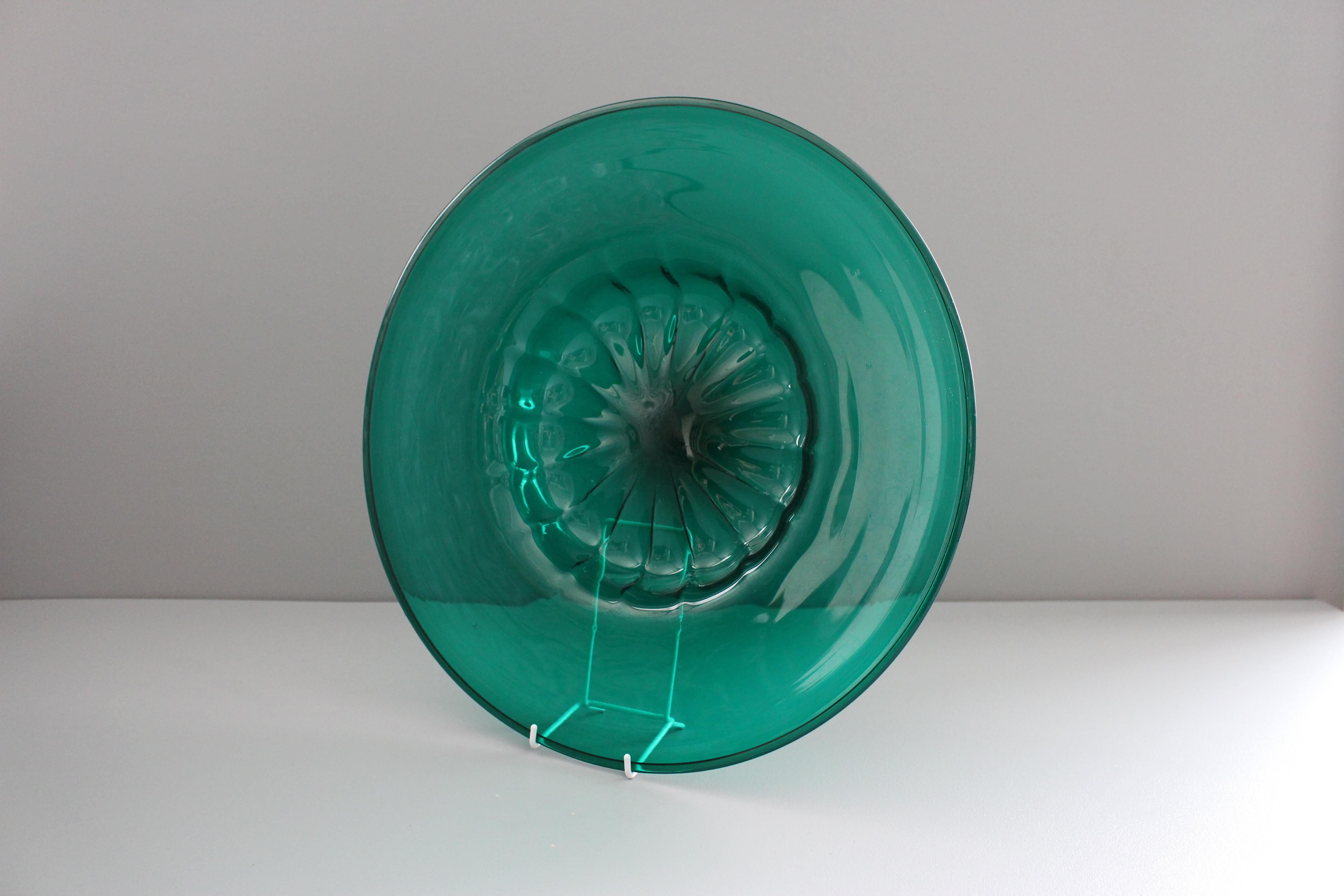 Italian Mid 20th Century Venini Murano Glass Platter