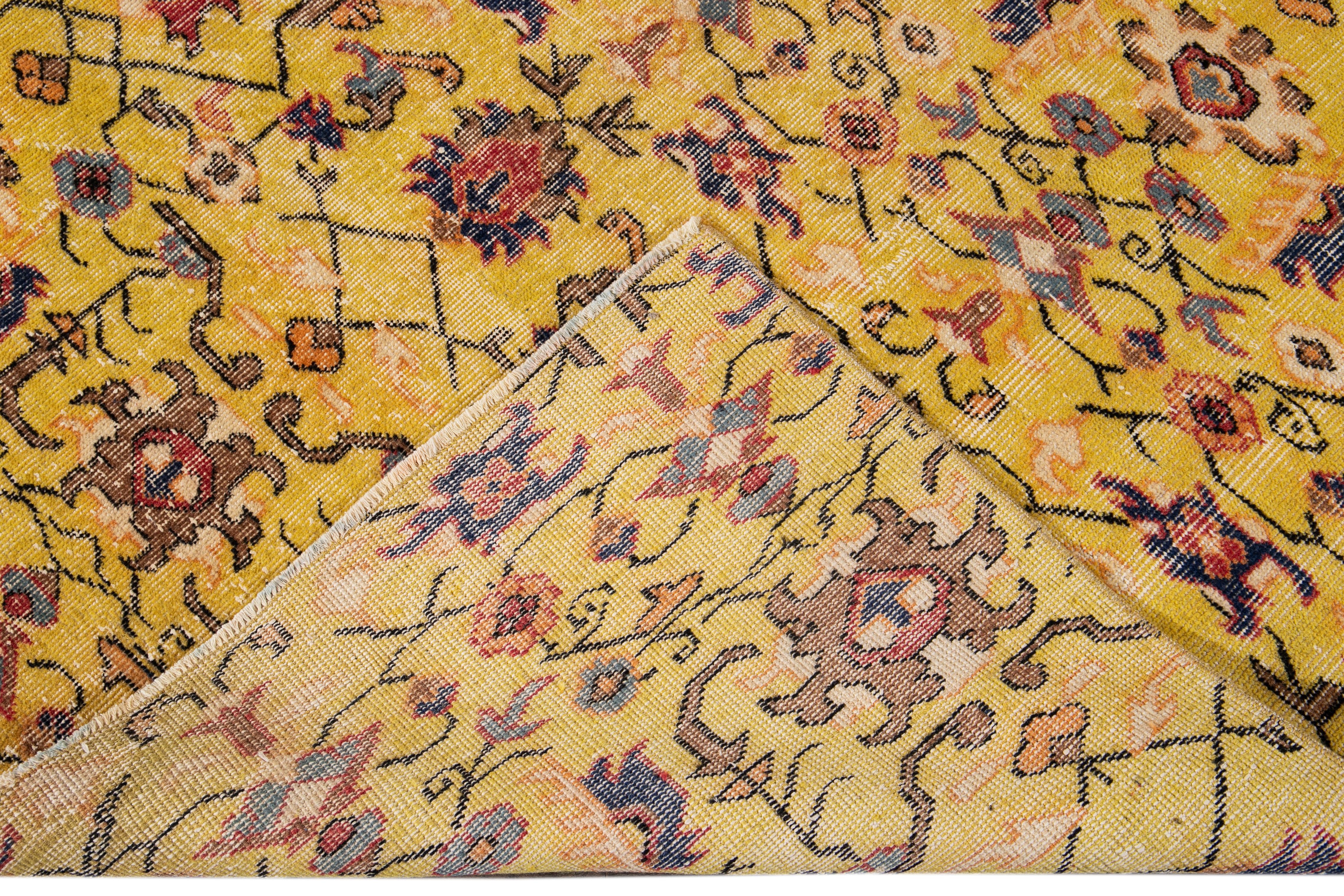Laine Chemin de table en laine Art of Vintage du milieu du 20e siècle en vente