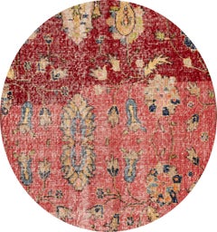Mid-20th Century Vintage Art Deco Wool Runner Rug