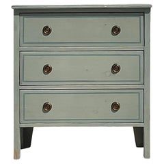 Mid 20th Century Retro Boho Petite Painted Chest of Drawers