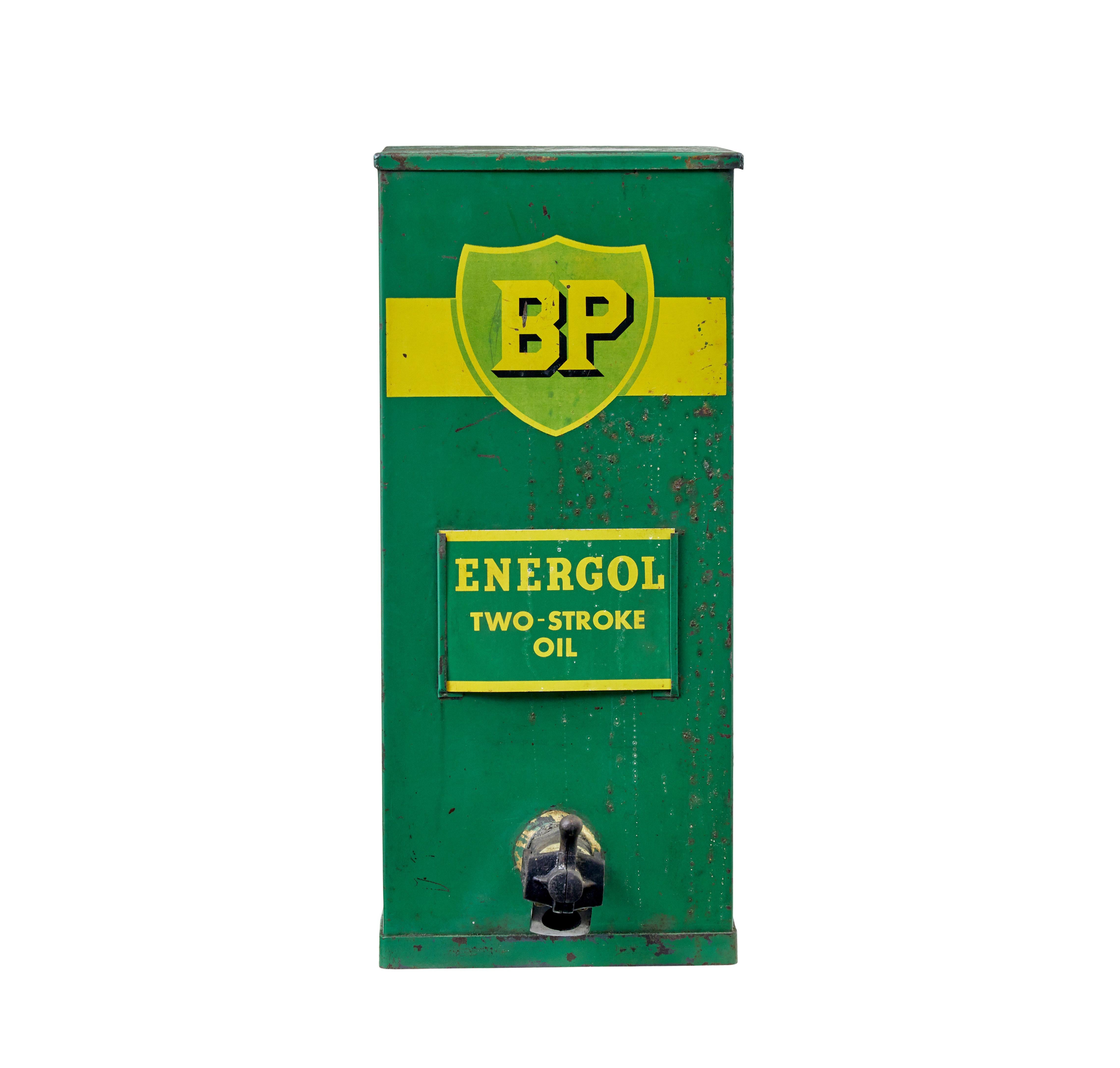 English Mid 20th century vintage BP memorabilia oil dispenser For Sale