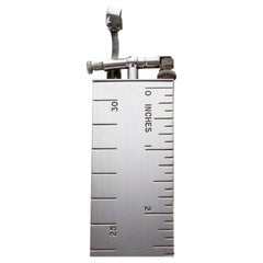 Mid 20th Century Vintage Dunhill Lighter and Ruler, Circa 1950
