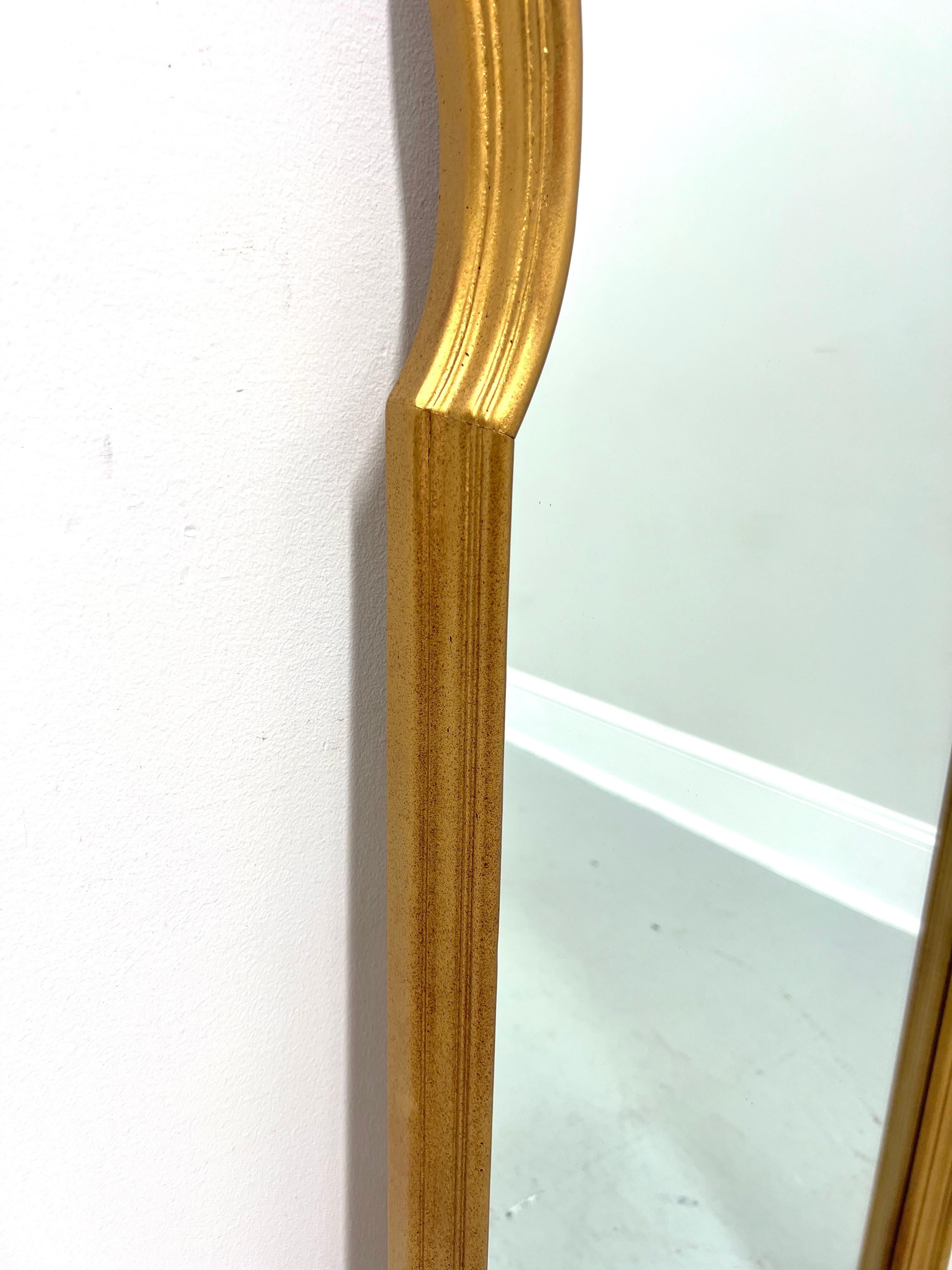 Mid 20th Century Vintage French Rococo Style Gold Wall Mirror For Sale 1