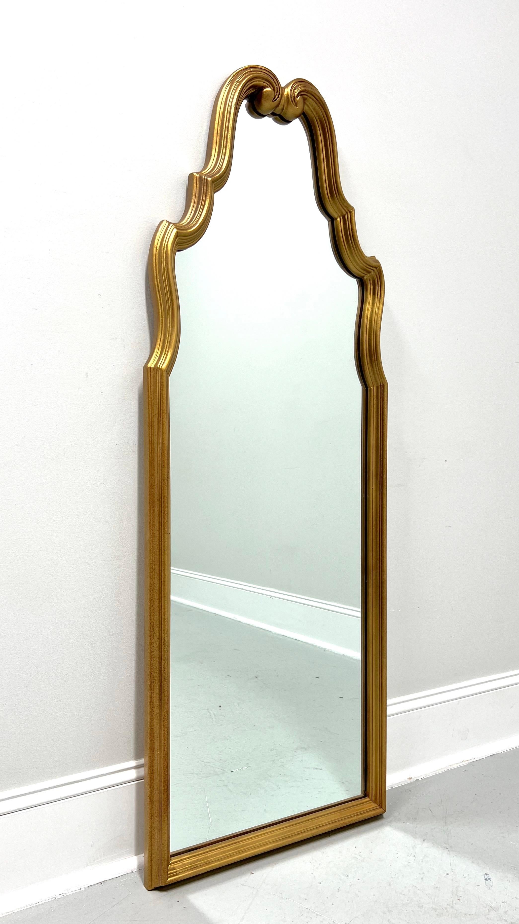 Mid 20th Century Vintage French Rococo Style Gold Wall Mirror For Sale 4