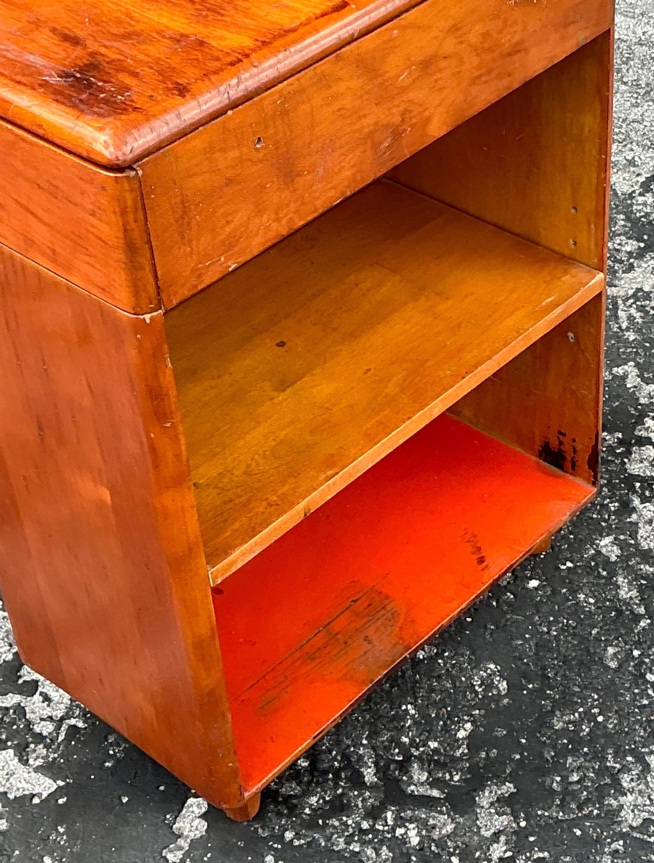 Legno Scrivania Heywood Wakefield d'epoca della metà del XX secolo in vendita