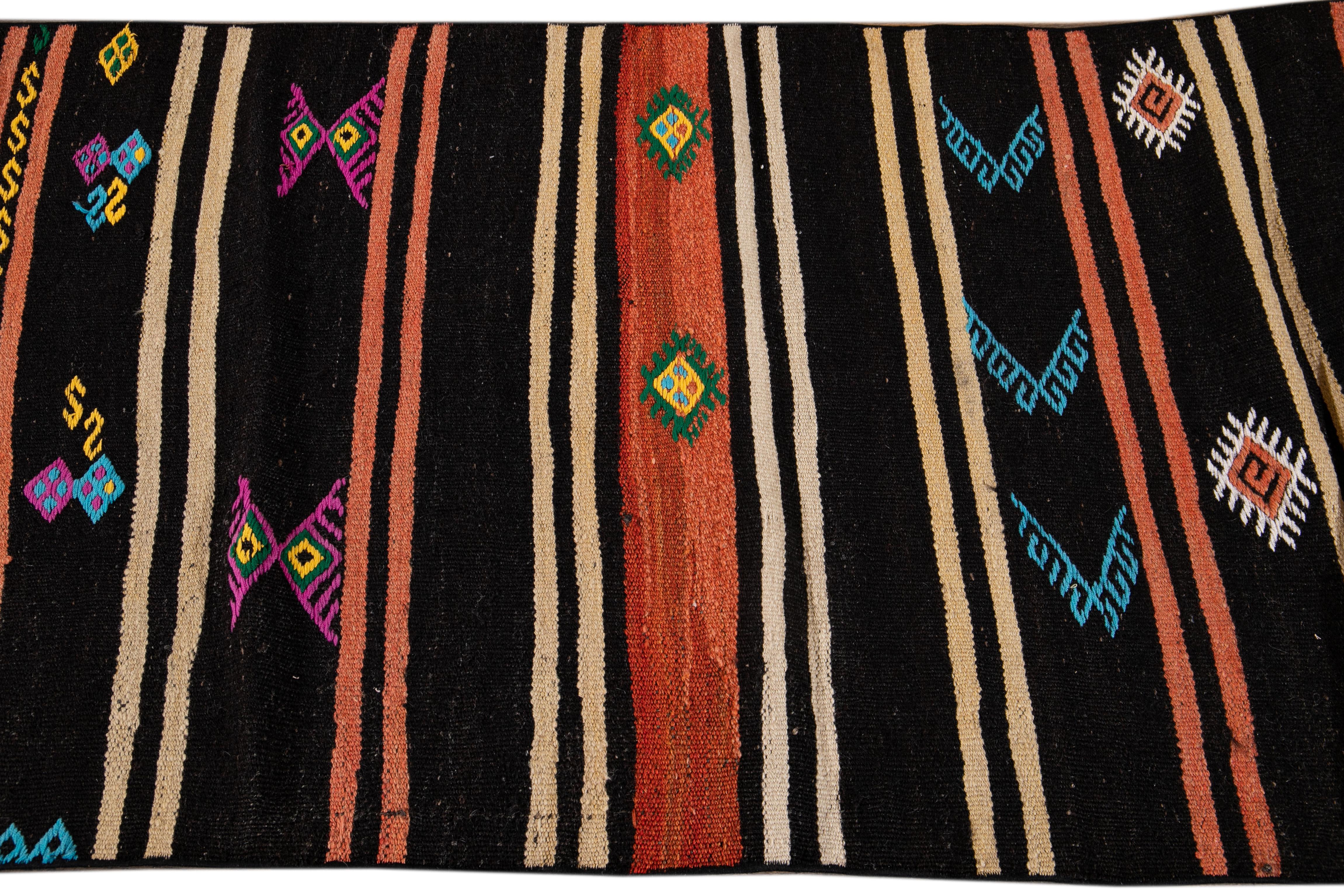 Lana Rug & Kilim in lana vintage della metà del XX secolo in vendita