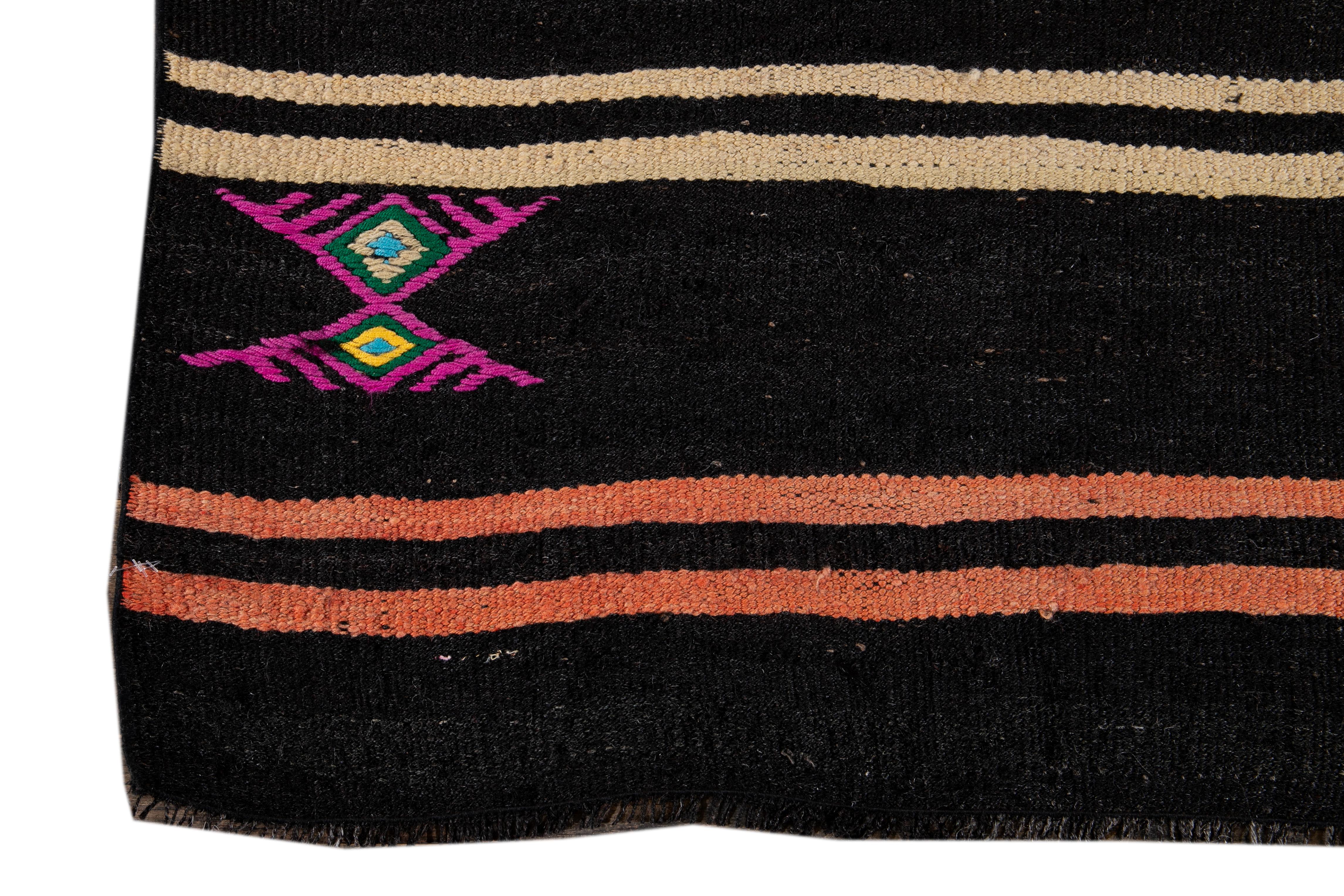 Rug & Kilim in lana vintage della metà del XX secolo in vendita 3