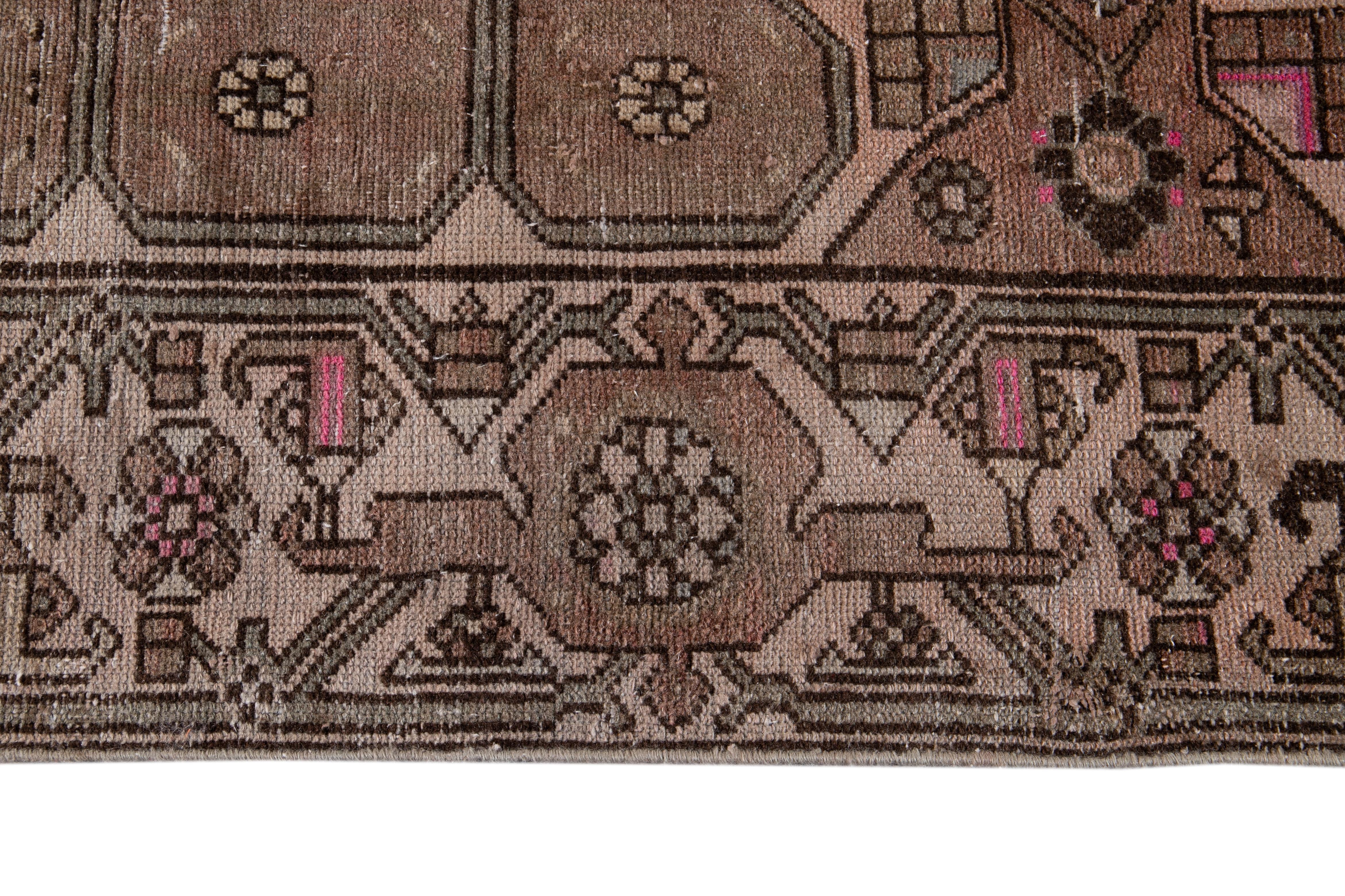 Mid-20th Century Vintage Malayer Runner Rug For Sale 2
