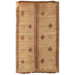 Mid-20th Century Vintage Mauritanian Leather Tuareg Rug, North Africa