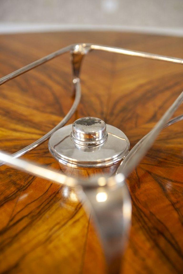 Argenté Heater à fondue vintage en métal du milieu du 20e siècle en vente