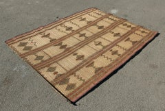 Late-20th Century Vintage Mauritanian Leather Tuareg Rug North Africa
