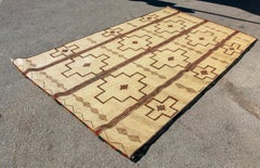 Late-20th Century Vintage Mauritanian Leather Tuareg Rug North Africa