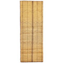 Mid-20th Century Vintage Moroccan Leather Tuareg Rug North Africa