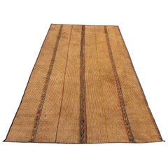 Mid-20th Century Vintage Moroccan Leather Tuareg Rug North Africa