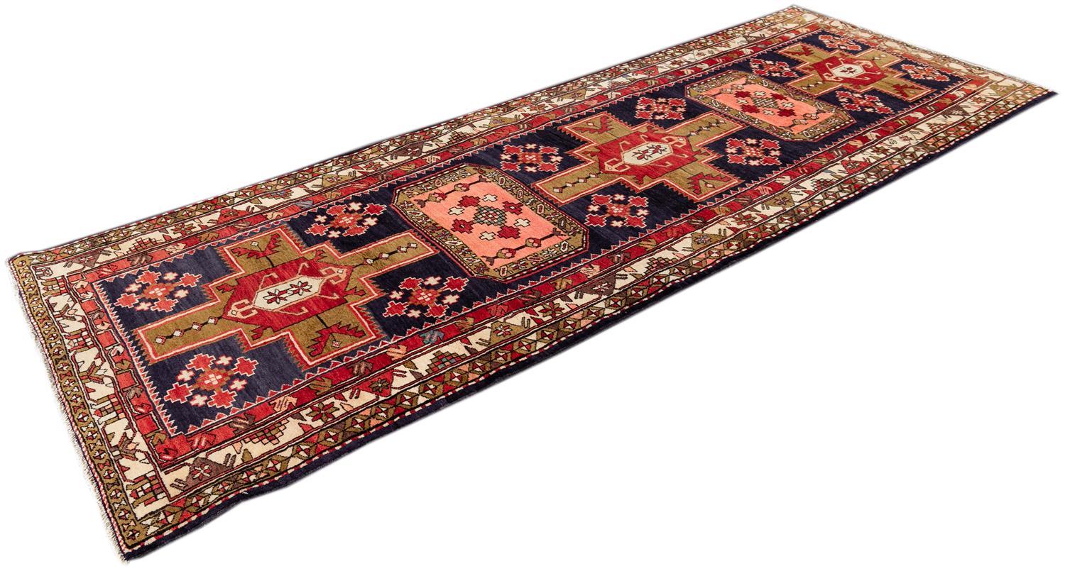 Mid-20th Century Vintage North West Persian Rug For Sale 2