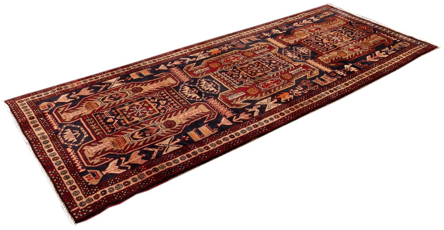 Mid 20th century Vintage North West Persian Runner Rug For Sale 1