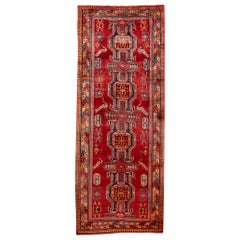Mitte des 20. Jahrhunderts Vintage Nordwest Persischer Läufer Teppich