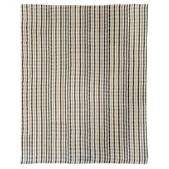 Alfombra Persa de Tejido Plano Kilim de mediados del siglo XX