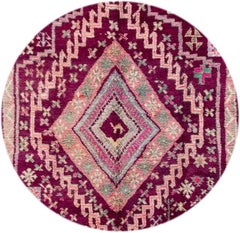 Mid-20th Century Vintage Purple Tribal Morrocan Wool Rug
