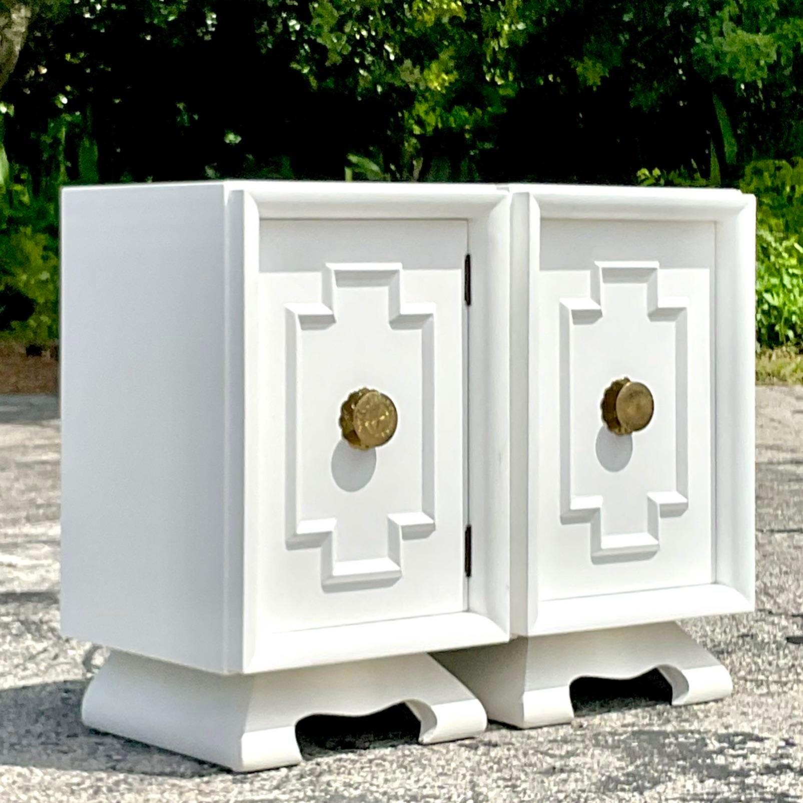 Mid 20th Century Vintage Regency Exclusively Yours Nightstands - a Pair 1