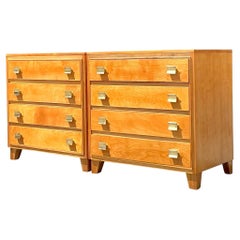 Mid 20th Century Vintage Rockford Chest of Drawers - a Pair